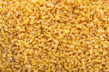 Bulgur, background, texture, close up, top view