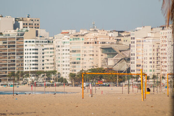 Fototapeta na wymiar Copacabana Beach in Rio de Janeiro, Brazil.