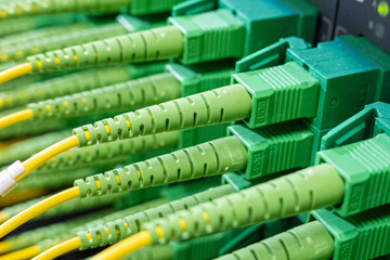 データセンターの光ケーブル