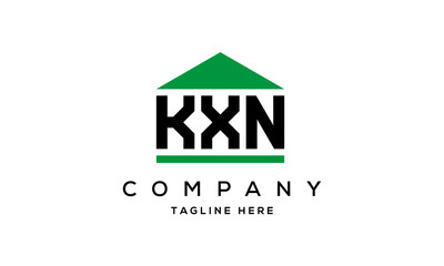 Fototapeta premium KXN three letter house for real estate logo design