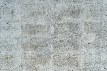 Texture of Abstract old white brick cement wall in industrial building background copy space