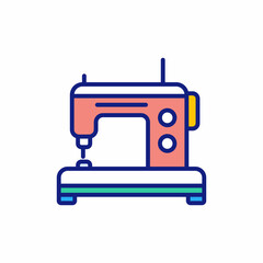 Sew Machine icon in vector. Logotype