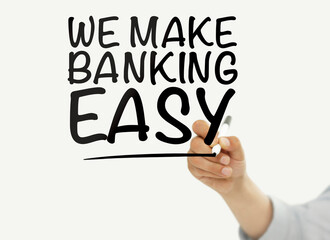 We make banking easy