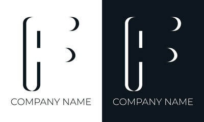Initial letter f logo vector design template. Creative modern trendy f typography and black colors.