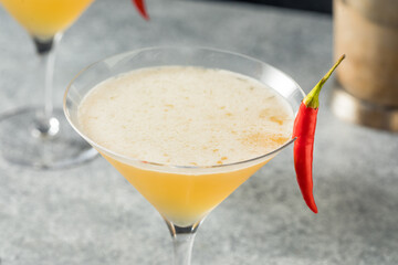 Boozy Refreshing Spicy Fifty Cocktail