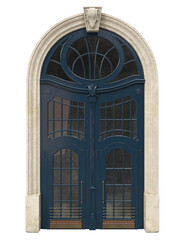 Fototapeta premium Entrance classic doors for the house