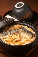 焼き鯖の炊き込みご飯