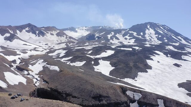Dangerous Canyon near the Mutnovsky volcano in Kamchatka.