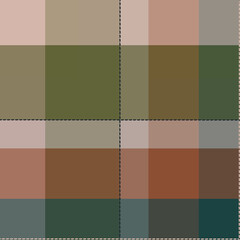 Seamless plaid pattern in  colorful stripes. Checkered fabric texture print. Fashion background
