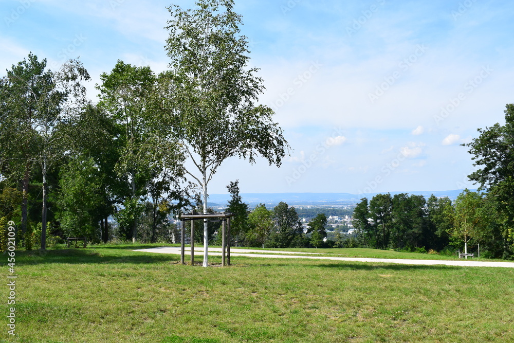 Poster park am fort auf dem asterstein