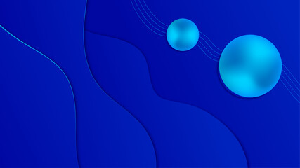 Modern blue technology abstract presentation background