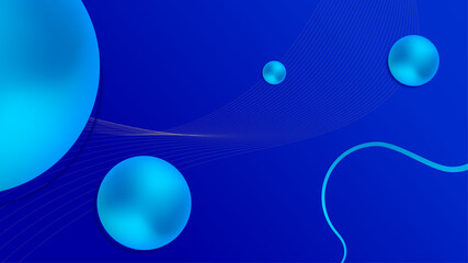 Simple blue, orange, and yellow abstract background