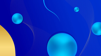 Simple blue, orange, and yellow abstract background