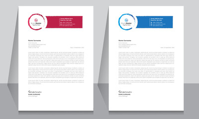 Letterhead format template, business style letterhead design template. Company letterhead template designs. Letterhead, Template.