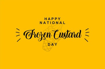 National Frozen Custard Day