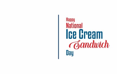 National Ice Cream Sandwich Day