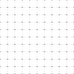 Square seamless background pattern from geometric shapes are different sizes and opacity. The pattern is evenly filled with small black yes symbols. Vector illustration on white background