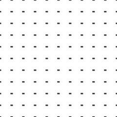 Square seamless background pattern from geometric shapes. The pattern is evenly filled with small black money bundle symbols. Vector illustration on white background