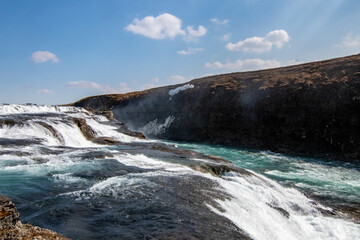 Gullfoss Waterfalls Iceland 2021