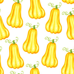 Pumpkin seamless pattern