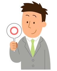 マル・回答2・男性1