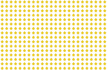 Naklejka premium pattern of yellow carambola sliced, star fruit on white isolated background