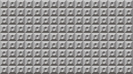 A geometric pattern consisting of four colors of gray tiles.