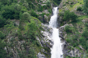 Wasserfall Partschins - Cascata di Parcines - obrazy, fototapety, plakaty