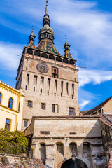 The ancient city of Sighisoara in Romania
