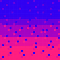 Pixel art star sky at evening. Seamless vector background.