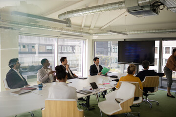 Fototapeta premium Business people in conference room meeting