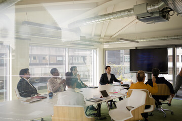 Business people in conference room meeting