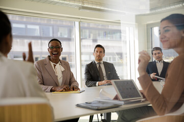 Business people in conference room meeting