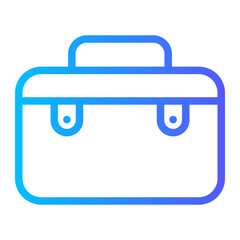 hand bag gradient icon