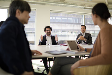 Business people in conference room meeting