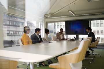 Business people in conference room meeting