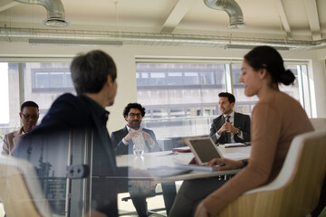 Business people in conference room meeting