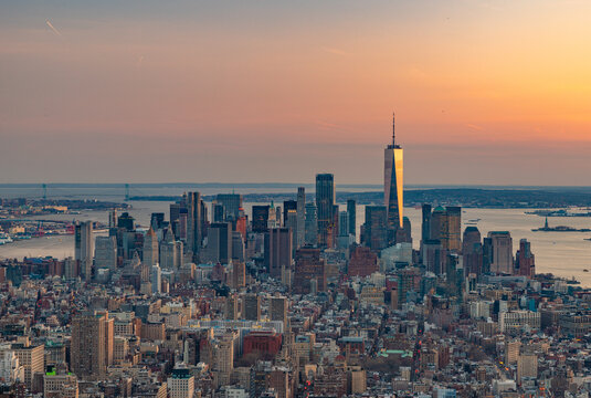 Lower Manhattan Sunset