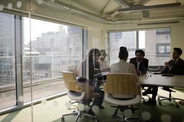 Business people in conference room meeting