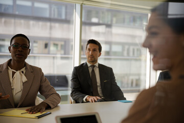 Business people in conference room meeting