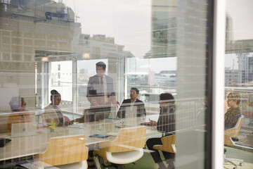 Business people in conference room meeting