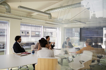 Fototapeta premium Business people in conference room meeting