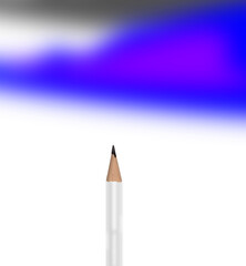 pencils on color
