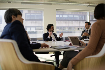 Business people in conference room meeting