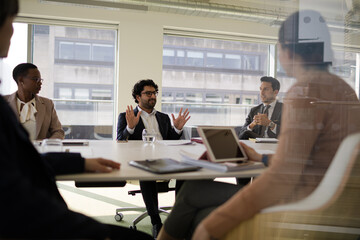 Business people in conference room meeting