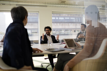 Fototapeta na wymiar Business people in conference room meeting