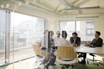 Fototapeta premium Business people in conference room meeting
