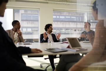 Business people in conference room meeting