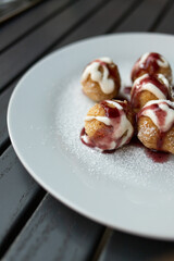 homemade cottage cheese donuts balls