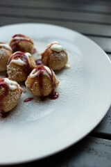 homemade cottage cheese donuts balls